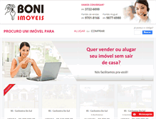 Tablet Screenshot of boniimoveis.com.br